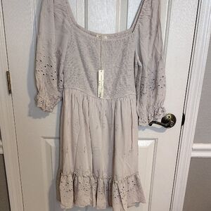 Light Purpleish Grey Dress From Nordstrom High End Quality